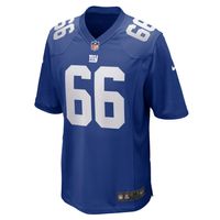 Men's Nike Shane Lemieux Royal New York Giants Game Jersey