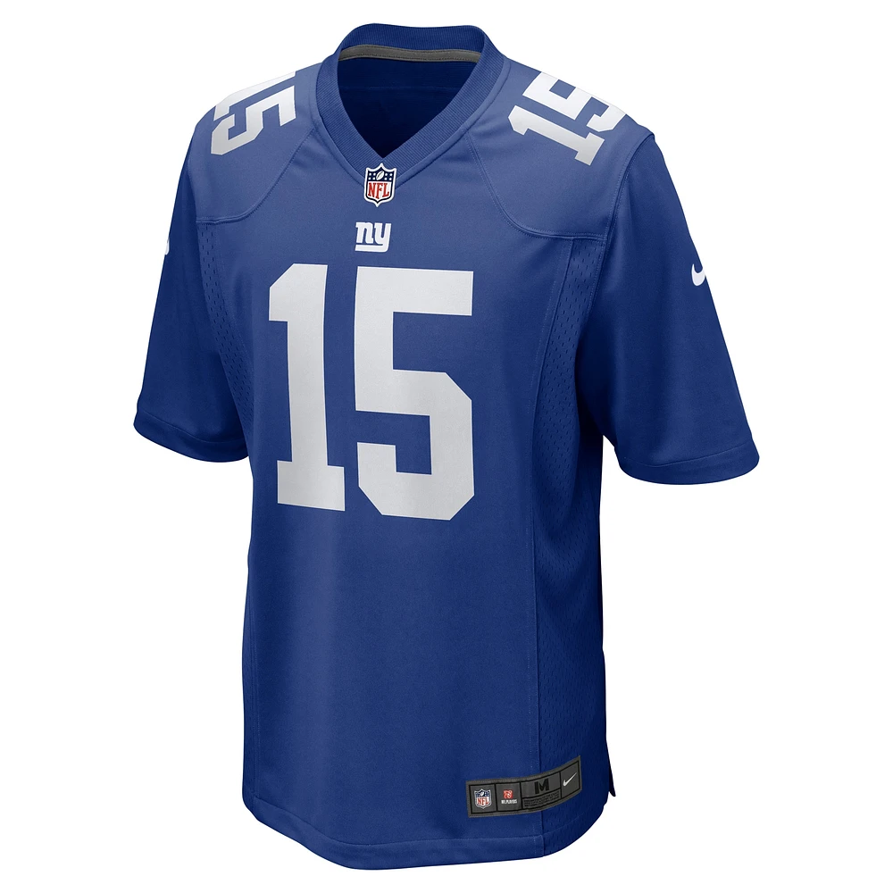 Men's Nike Tommy DeVito Royal New York Giants Player Game Jersey