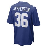 Men's Nike Tony Jefferson Royal New York Giants Game Player Jersey