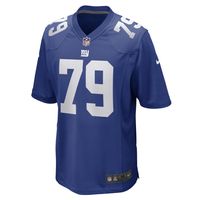 Men's Nike Tyre Phillips Royal New York Giants Game Player Jersey