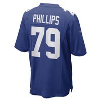 Men's Nike Tyre Phillips Royal New York Giants Game Player Jersey