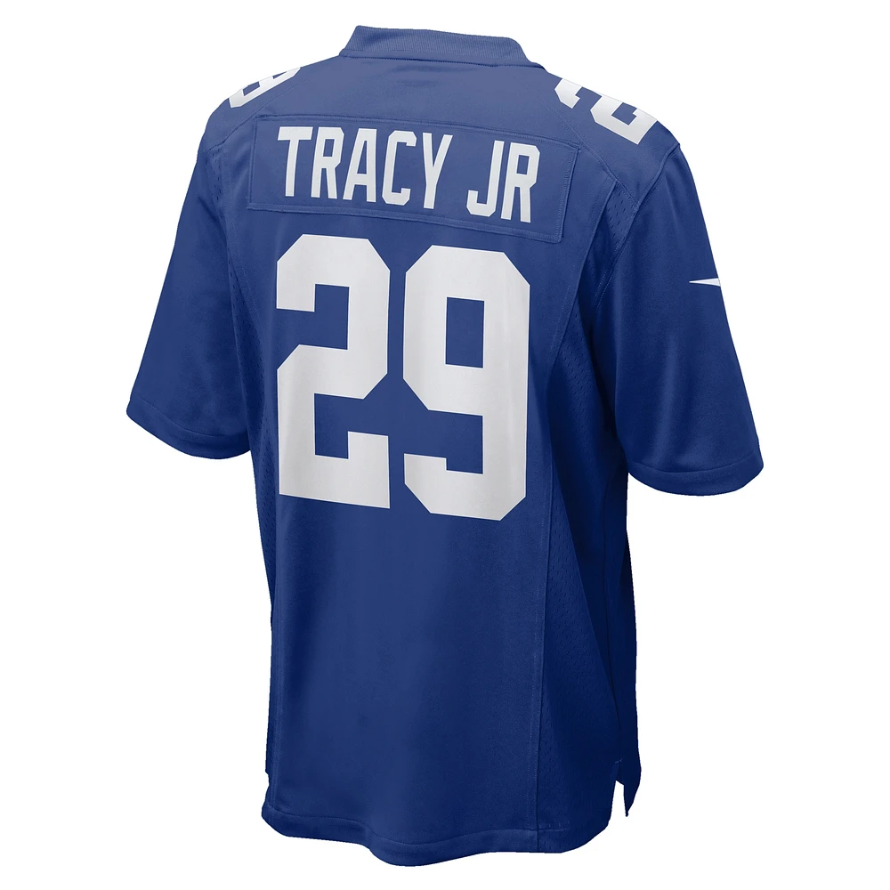 Maillot de match Nike Tyrone Tracy Jr. Royal New York Giants pour homme