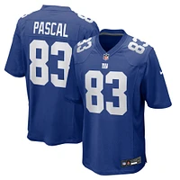 Men's Nike Zach Pascal  Royal New York Giants Team Game Jersey