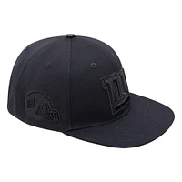 Casquette Pro Standard New York Giants Triple Black Snapback pour homme