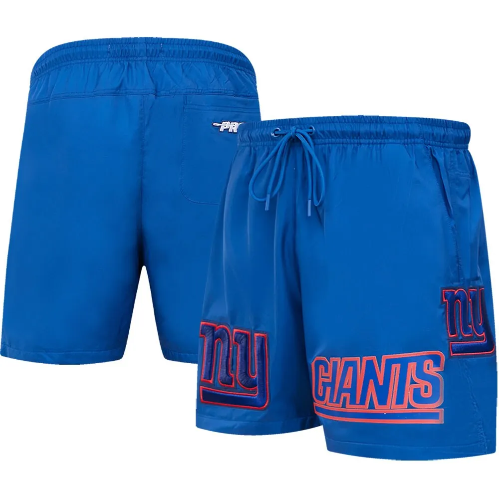 Lids New York Giants Pro Standard Woven Shorts - Royal