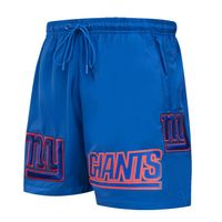 Men's Pro Standard Royal New York Giants Woven Shorts