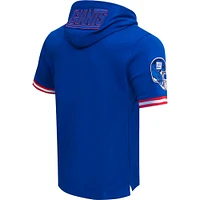 T-shirt à capuche avec nom et numéro de joueur Pro Standard Saquon Barkley Royal New York Giants pour hommes