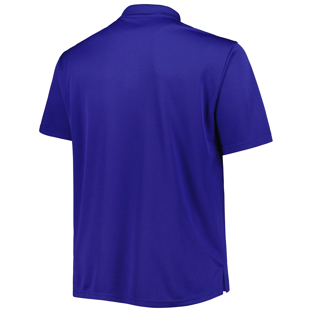 Polo œil-de-perdrix Royal New York Giants Big & Tall pour homme