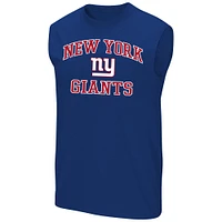 Men's Royal New York Giants Big & Tall Muscle Tank Top