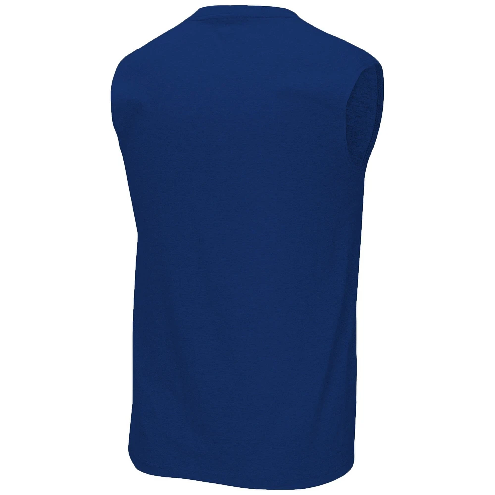 Men's Royal New York Giants Big & Tall Muscle Tank Top