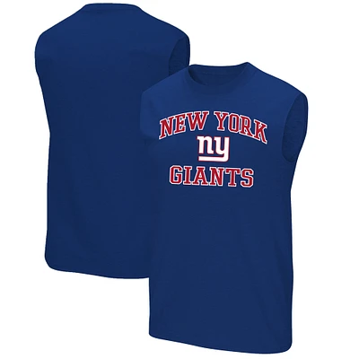 Men's Royal New York Giants Big & Tall Muscle Tank Top