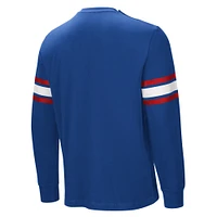 Men's  Royal New York Giants Hands Off Long Sleeve Adaptive T-Shirt