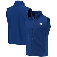 Gilet entièrement zippé en polaire Houston des Royal New York Giants pour homme