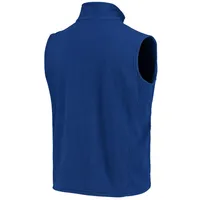 Gilet entièrement zippé en polaire Houston des Royal New York Giants pour homme