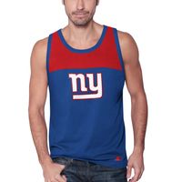 Men's Starter Royal/Red New York Giants Touchdown Fashion - Tank Top