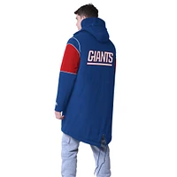 Men's Starter  Royal New York Giants Dynasty Polyfill Stadium Full-Zip Jacket