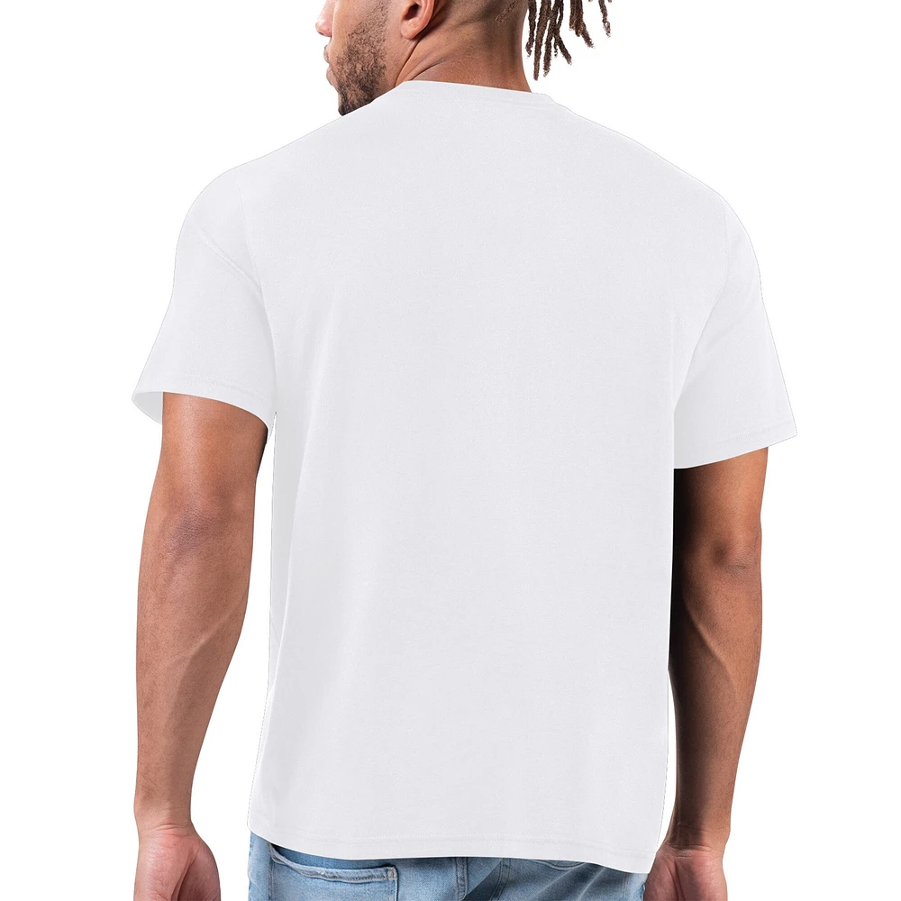 T-shirt Starter blanc pour hommes des Giants de New York, collection 1925