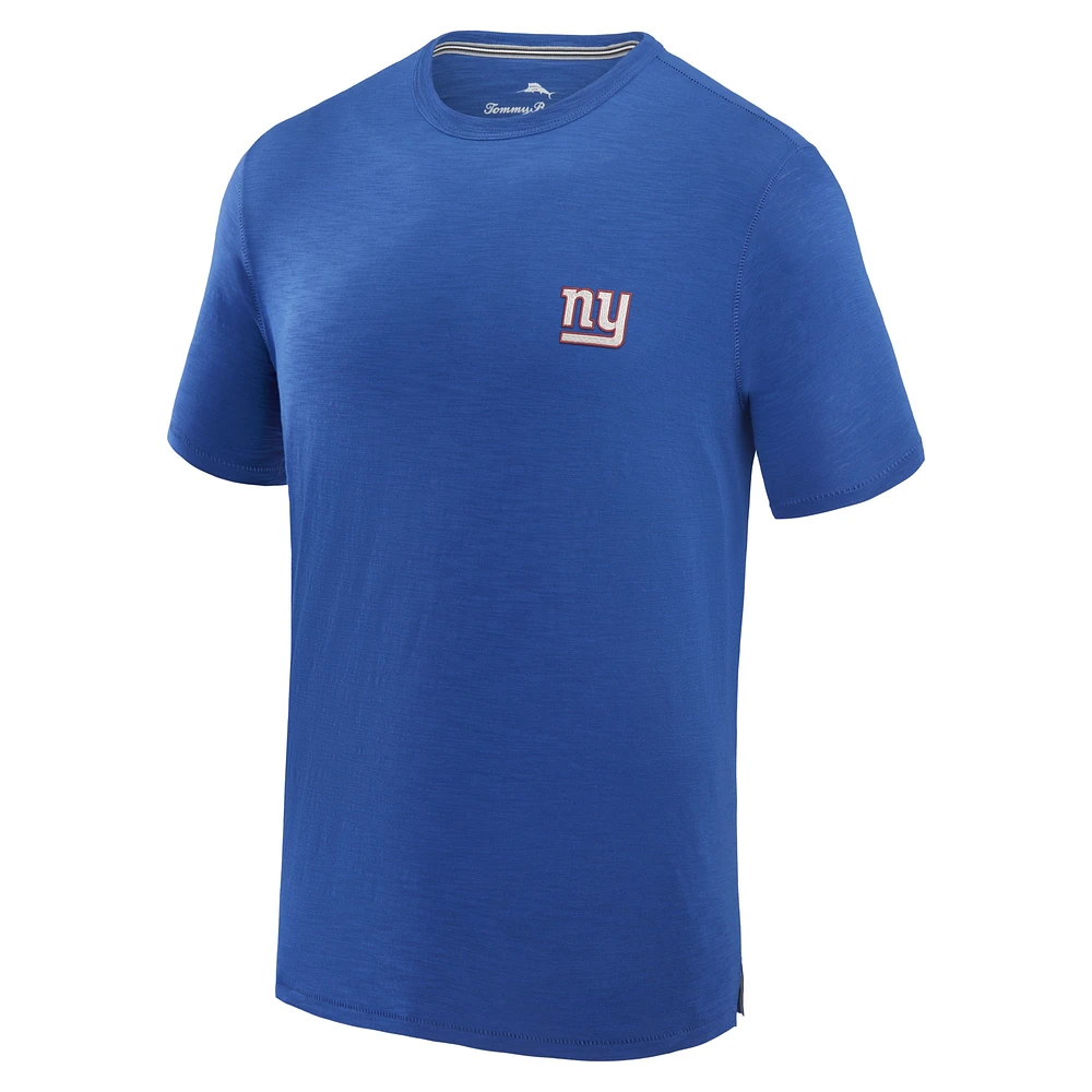 T-shirt de plage Tommy Bahama Royal New York Giants Bali pour hommes