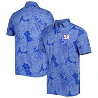 Polo Tommy Bahama Royal New York Giants Big & Tall Miramar Blooms pour homme