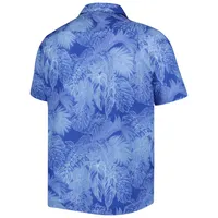 Tommy Bahama Royal New York Giants Coast Luminescent Fronds Camp IslandZone Chemise boutonnée pour homme