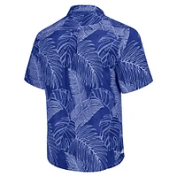 Men's Tommy Bahama Royal New York Giants Sport Vine Line Button-Down Shirt