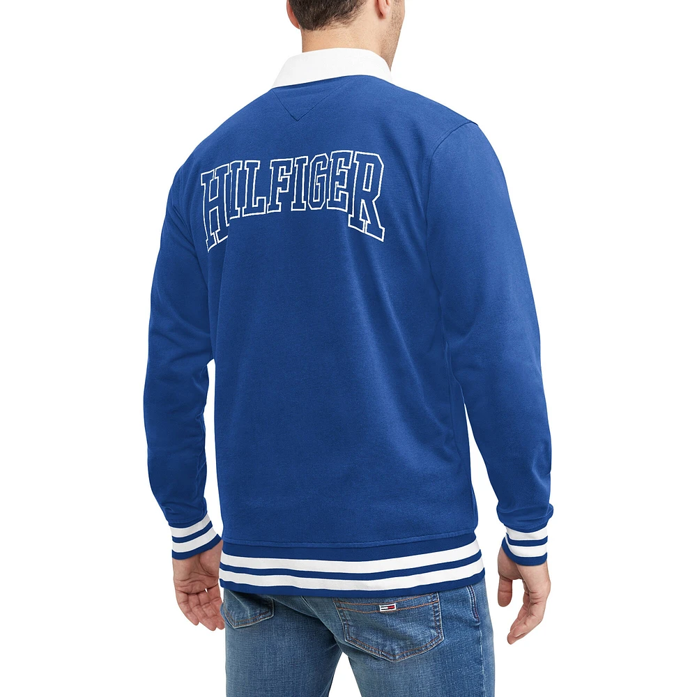 Polo Tommy Hilfiger Royal New York Giants Cody à manches longues pour homme