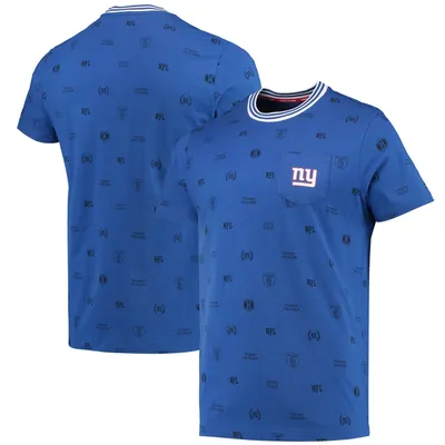 New York Giants Youth Icon Cotton Long Sleeve T-Shirt - Royal