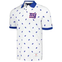 Polo Tommy Hilfiger blanc New York Giants Bryce Pique pour hommes