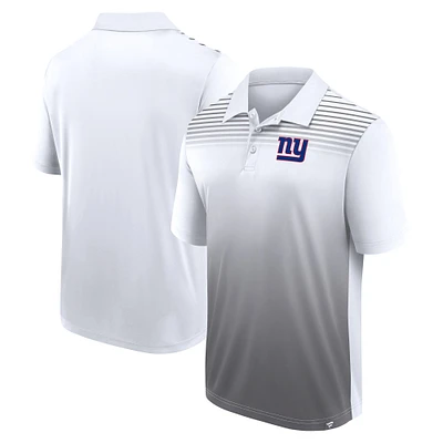 Men's White/Gray New York Giants Sandlot Game Polo