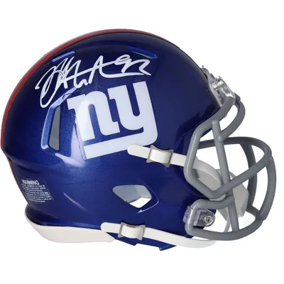 Michael Strahan New York Giants Autographed Riddell Camo Alternate