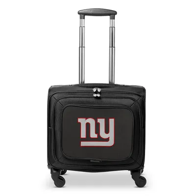 New York Giants MOJO 14'' Laptop Overnighter Wheeled Bag- Black
