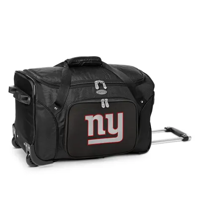 New York Giants MOJO 22" 2-Wheeled Duffel Bag - Black