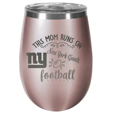 New York Giants 10oz. This Mom Rose Gold Wine Tumbler