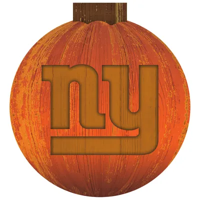 New York Giants 12'' Pumpkin Sign