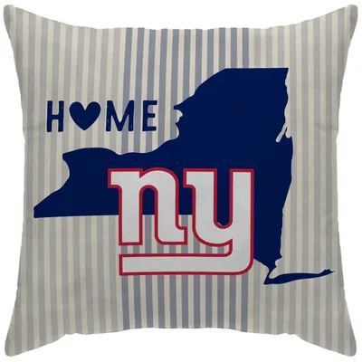 New York Giants 18'' x 18'' Home State Duck Cloth Décor Pillow