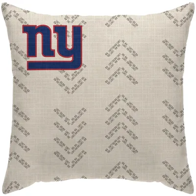 New York Giants 18'' x 18'' Team Wordmark Decorative Throw Pillow