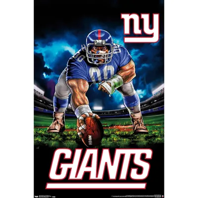 New York Giants 22.4'' x 34'' Mascot Poster