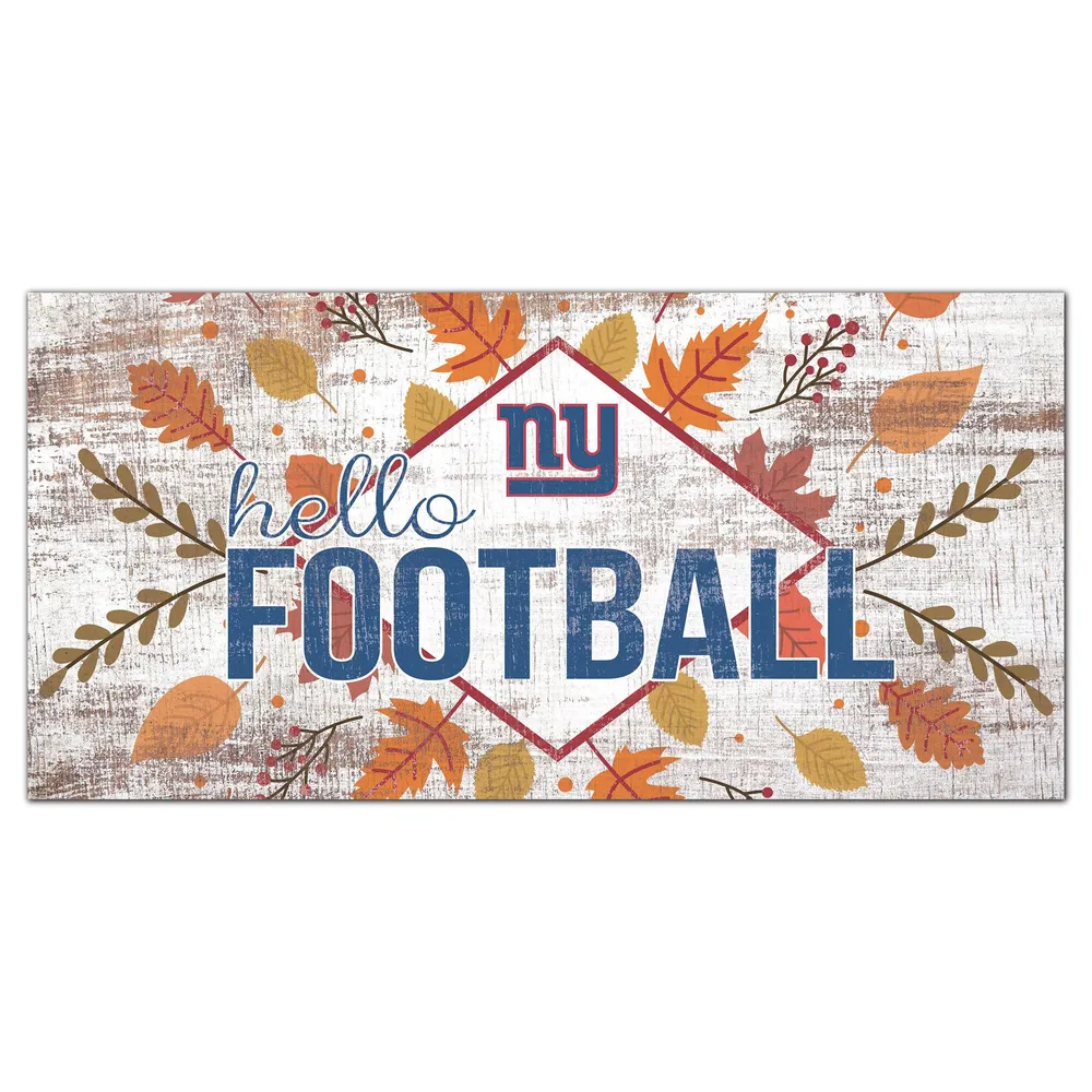 12” NY Giants Welcome Sign, NY Giants Sign