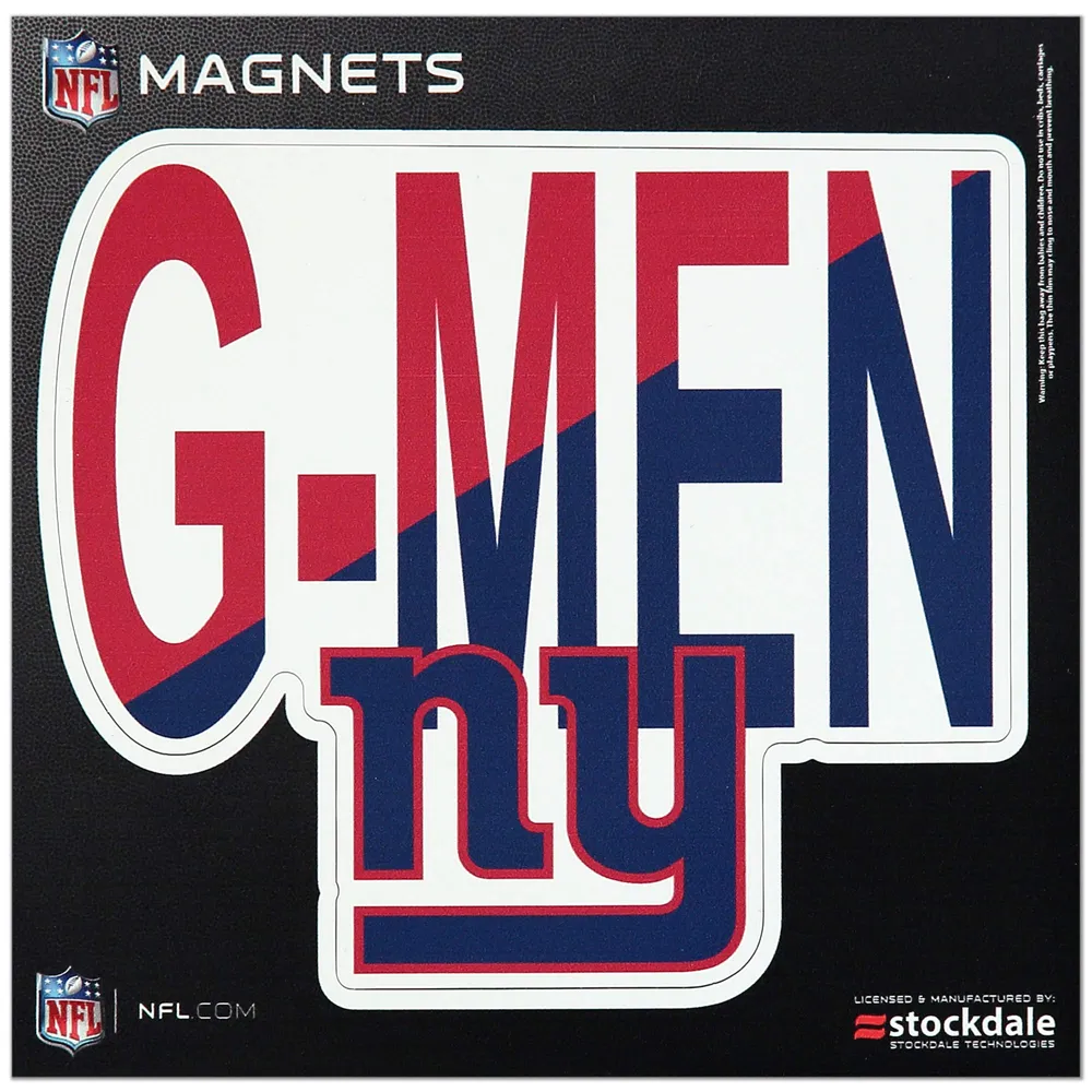 Lids New York Giants 6 x 6 Xpression Logo Full Color Car Magnet