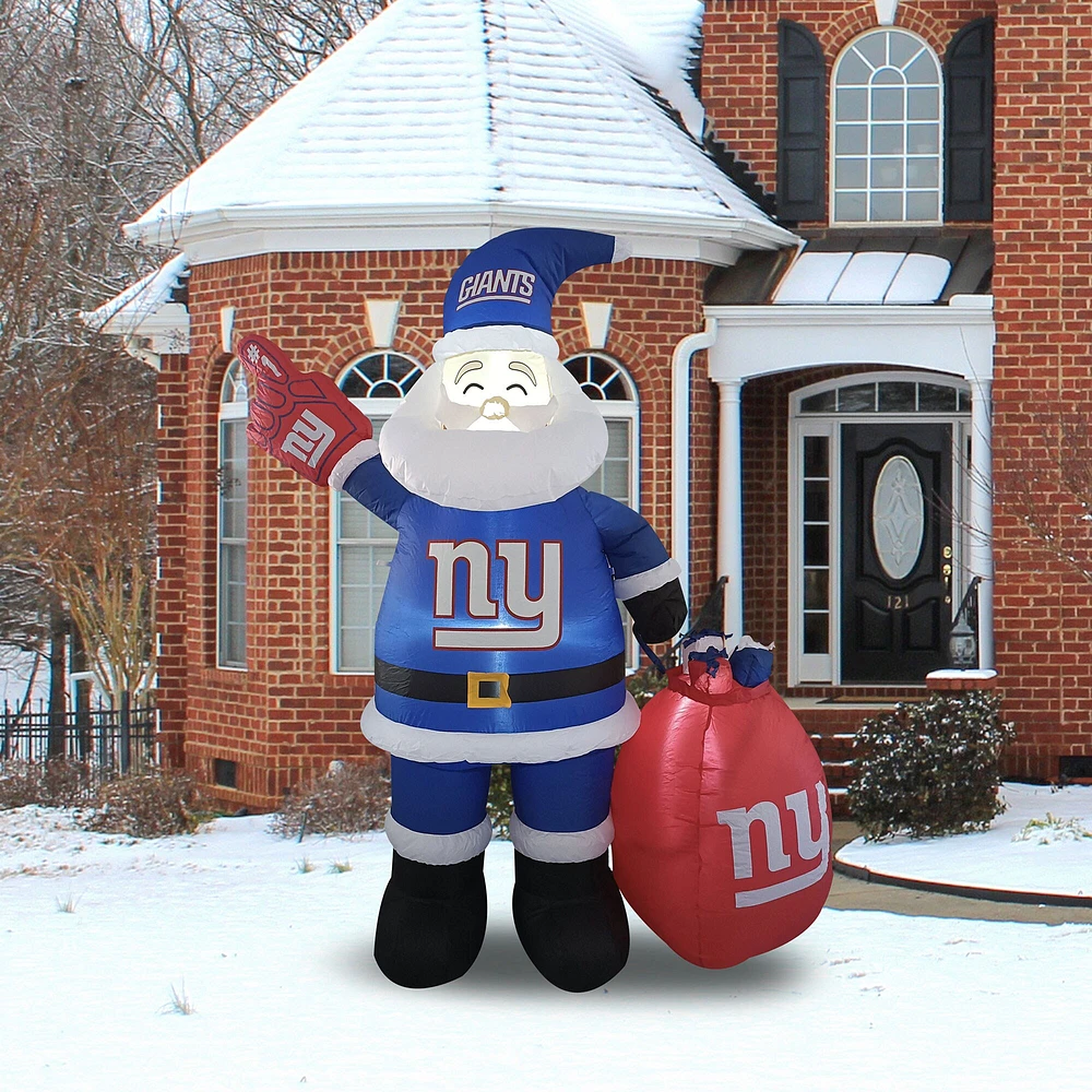 New York Giants 7' Inflatable Santa