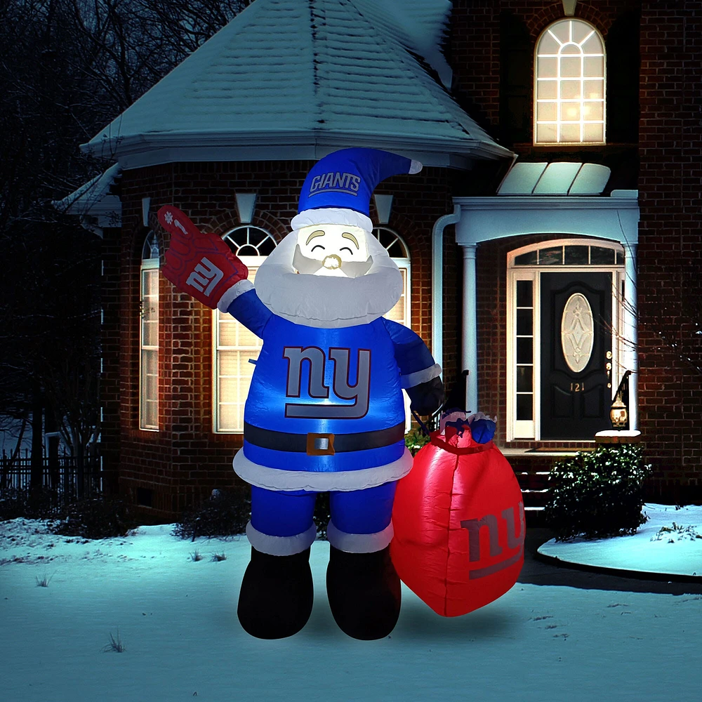 New York Giants 7' Inflatable Santa