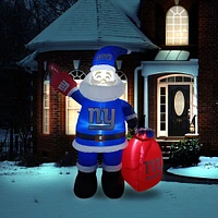 New York Giants 7' Inflatable Santa