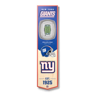 New York Giants 8'' x 32'' 3D StadiumView Banner