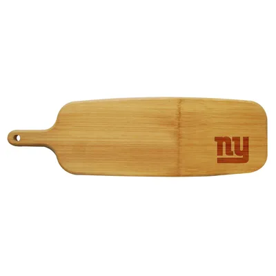New York Giants Bamboo Paddle Cutting and Serving Board