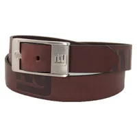 New York Giants Brandish Leather Belt - Brown