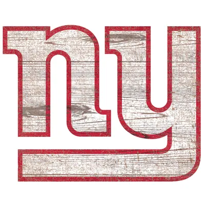 New York Giants 24'' x 24'' Distressed Logo Cutout Sign