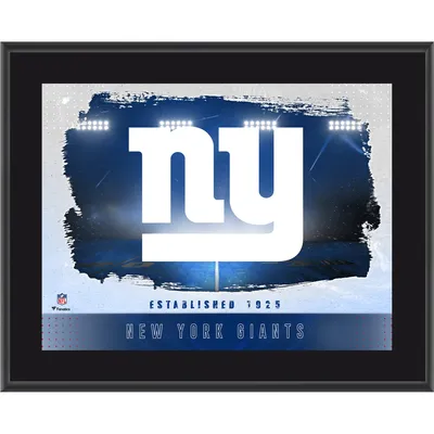 New York Giants Fanatics Authentic Framed 10.5" x 13" Sublimated Horizontal Team Logo Plaque