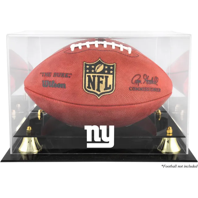 New York Giants Golden Classic Helmet Display Case with Mirrored Back