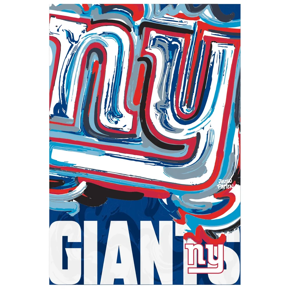 Lids New York Giants Justin Patten Double-Sided Suede House Flag