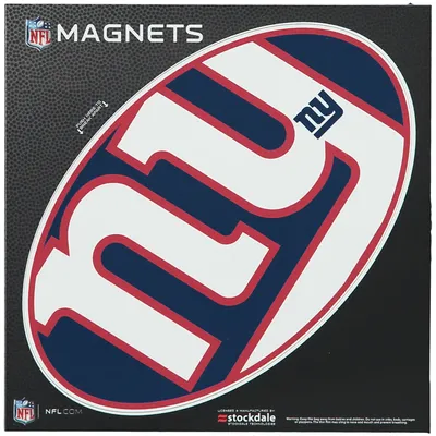 New York Giants Mega 6" x 6" Oval Full Color Magnet